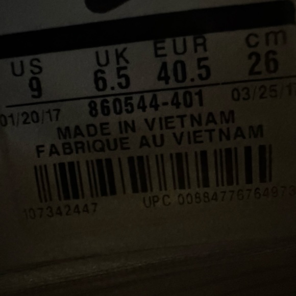 DS 2018 NIKE AIR FORCE 1 DENIM DECEMBER SKY LIMITED EDITION - Picture 6 of 6